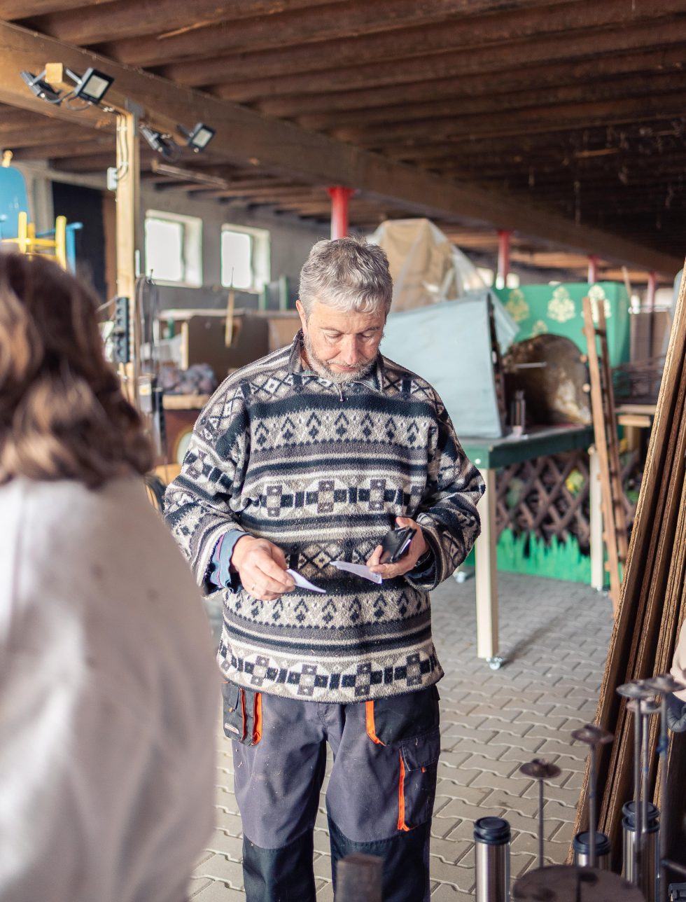 Kulissenbau Amateurtheater Die Maske