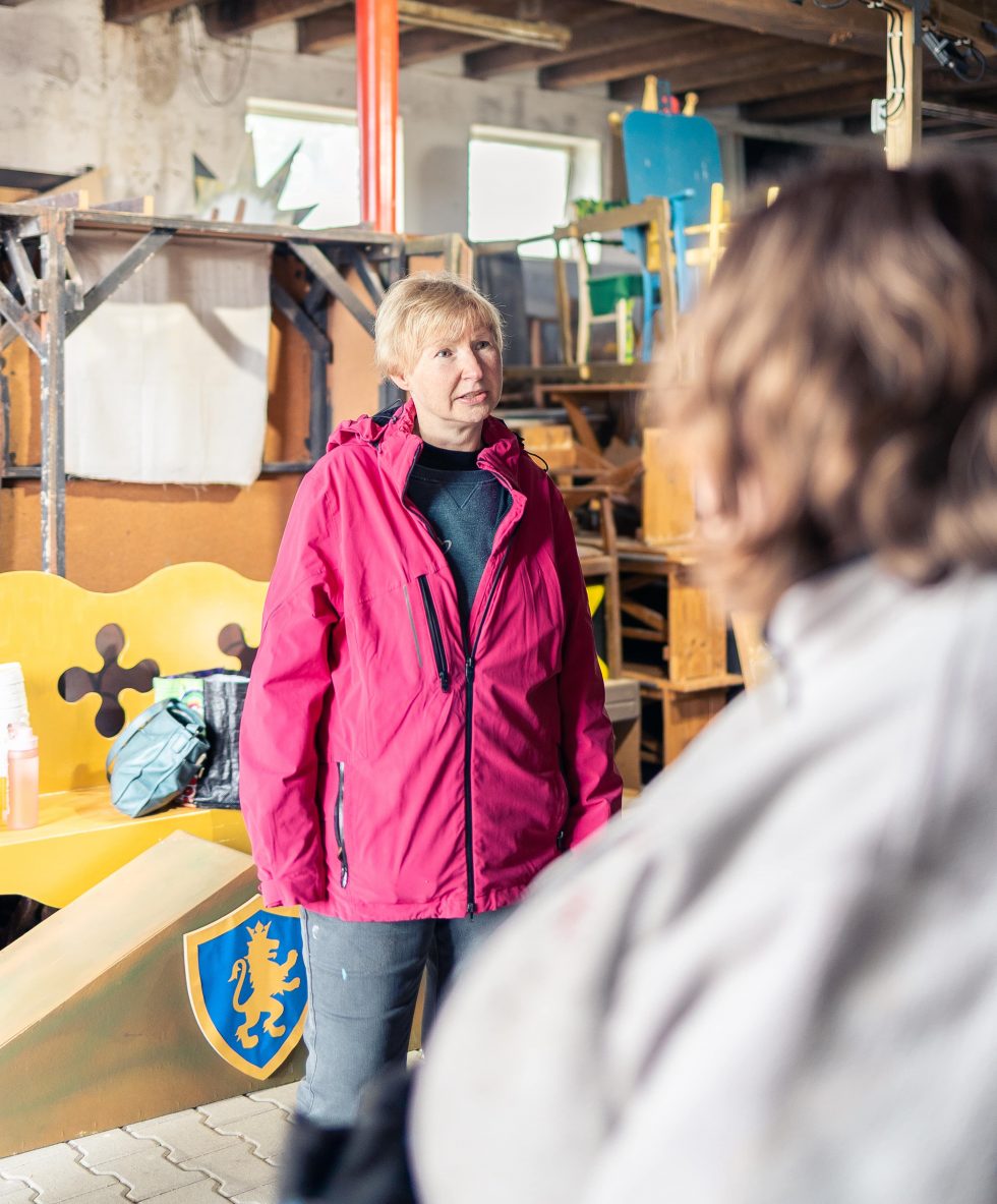 Kulissenbau Amateurtheater Die Maske