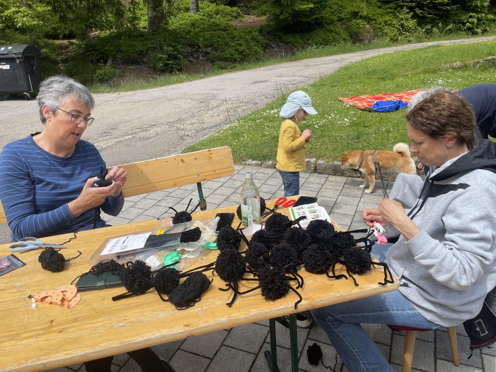 Die Maske Hüttenwochenende Requisiten basteln