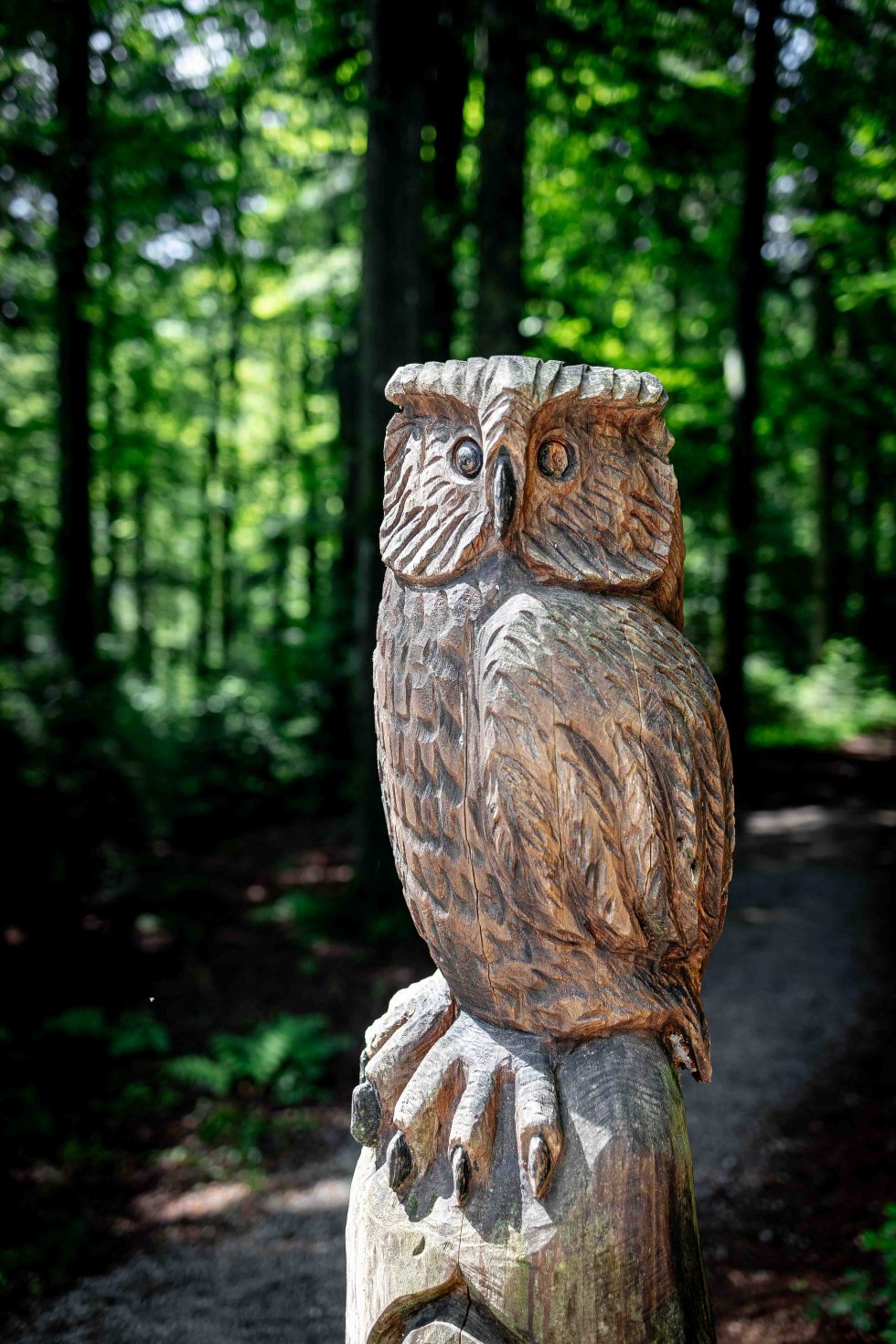 Die Maske Hüttenwochenende Holzskulptur