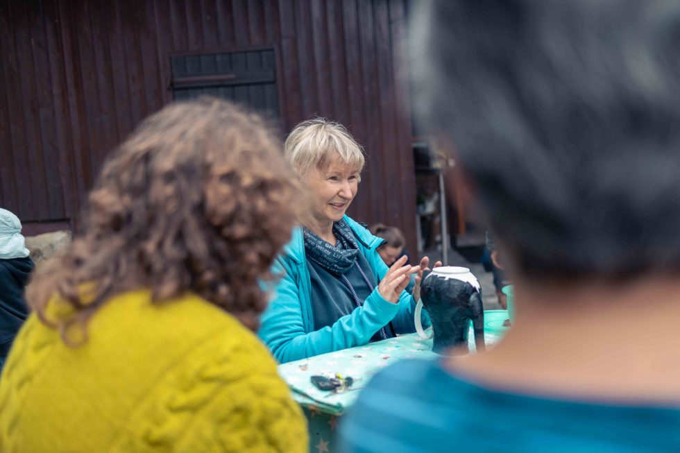 Die Maske Hüttenwochenende Requisiten basteln